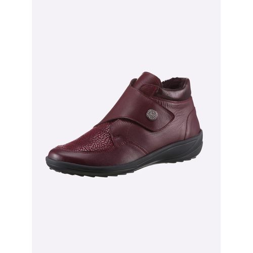 Stiefelette Gr. 42, rot (bordeaux) Damen Schuhe