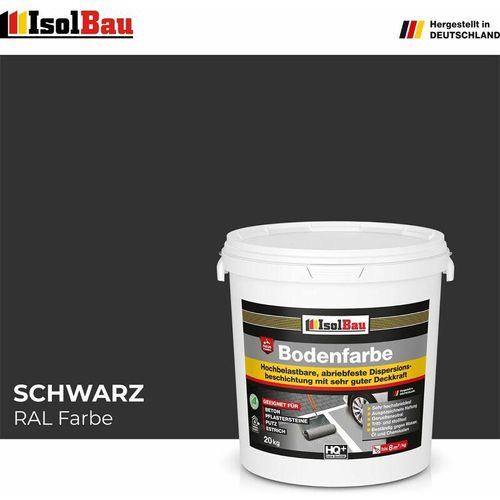 Bodenfarbe Betonfarbe Schwarz 20 kg Bodenbeschichtung Fußbodenfarbe Garage