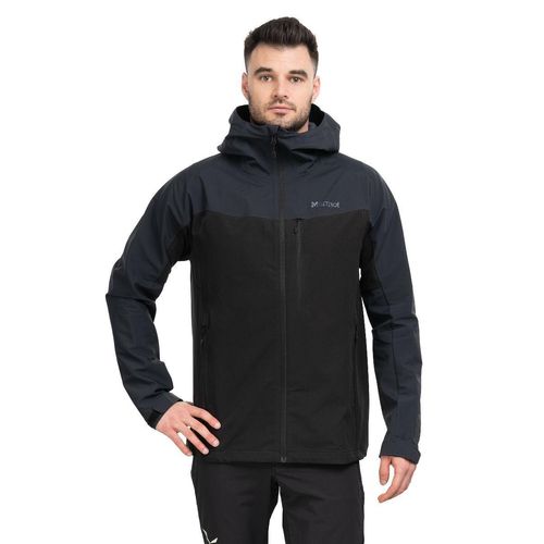 Trekking Jacke Marmot Rom Hoody L - schwarz