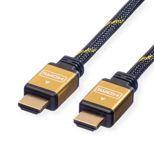 ROLINE GOLD HDMI High Speed Kabel mit Ethernet, 15 m