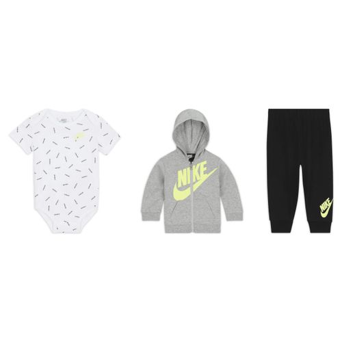 Nike Just Do It driedelige set met broek voor baby's - Zwart