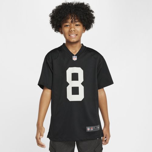 Joshua Jacobs Las Vegas Raiders Nike NFL-wedstrijdjersey voor kids - Zwart