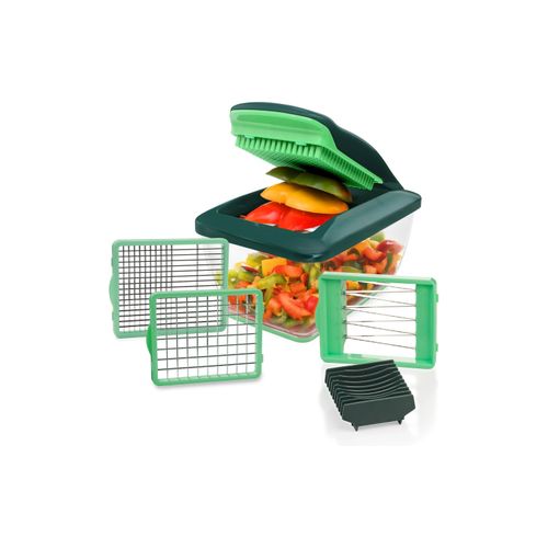 Genius Gemüseschneider »Nicer Dicer Chef 7-teilig, Grün«