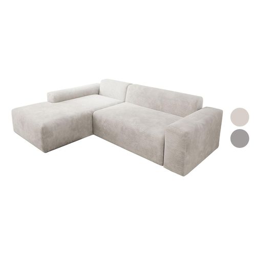 Juskys Sofa »Vals«, mit Ottomane links