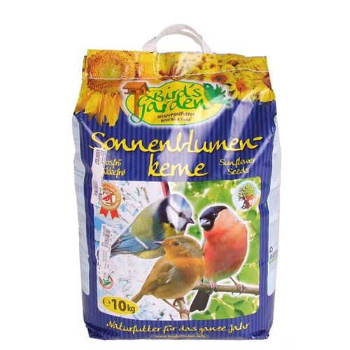 Sonnenblumenkerne 10 Kg gestreift Vogelfutter Wildvogelfutter Winterstreufutter