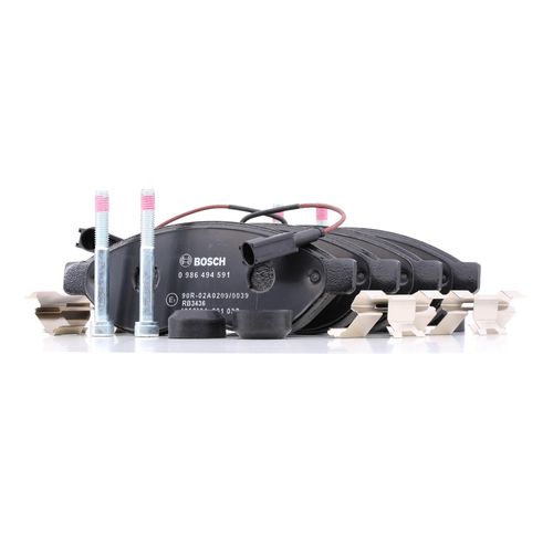 BOSCH Bremsbelagsatz FIAT,PEUGEOT,CITROËN 0 986 494 591 77366014,77366020,8689D148 1611839180,425461,BP1021,E190R02A02090039,1612433880,1612433980