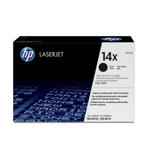 Original HP LaserJet Enterprise 700 MFP M 712 dn (CF214X / 14X) Toner Schwarz