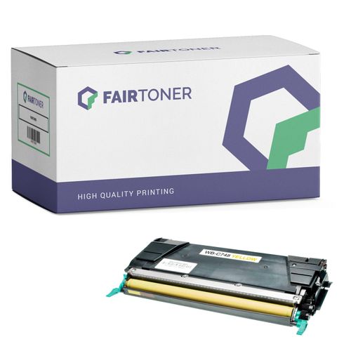 Kompatibel für Lexmark C 748 E (C748H2YG) Toner Gelb