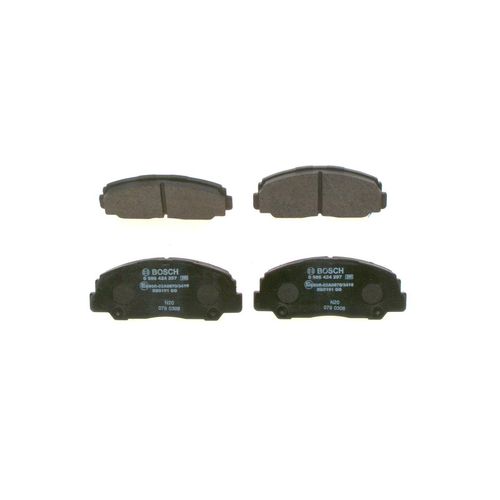 BOSCH Bremsbelagsatz DAIHATSU 0 986 424 297 0449187606,0449187617,0449187617000 449187617000,0446560070,0449160060000,0449187621000,0449160060
