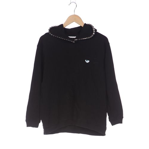 Chiara Ferragni Damen Kapuzenpullover, schwarz, Gr. 36