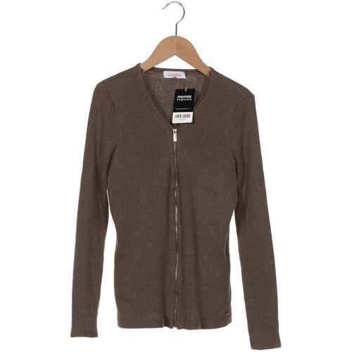 Calvin Klein Damen Strickjacke, braun, Gr. 38