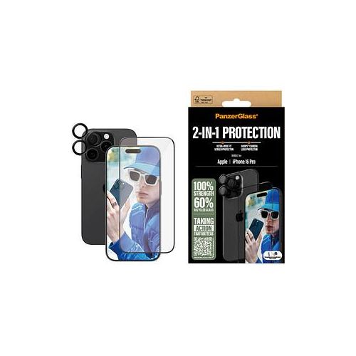 PanzerGlass™ 2-in-1 Schutz-Set für Apple iPhone 16 Pro