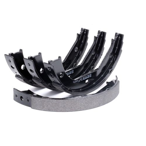BOSCH Handbremsbeläge BMW 0 986 487 607 34212213311,34212213313,34411163988 Handbremsbacken,Bremsbackensatz, Feststellbremse 34416761292