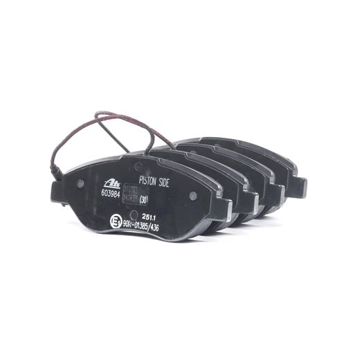 ATE Bremsbelagsatz FIAT,ALFA ROMEO,CHRYSLER 13.0460-3984.2 77362093,77362196,77364589 77365188,77365808,9949279