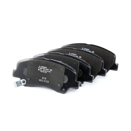 BOSCH Bremsbelagsatz HYUNDAI,KIA 0 986 494 563 581012VA60,581014LA00,58101H8A58 581011RA05,581011WA05,581011WA35,58101C8A00,58101C8A60,58101Q0A00