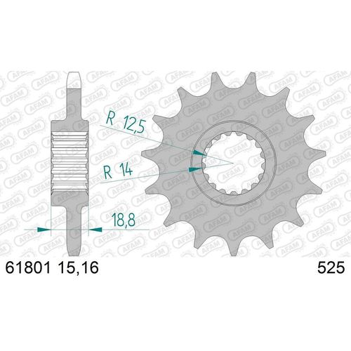 AFAM Kettenritzel 61801-15