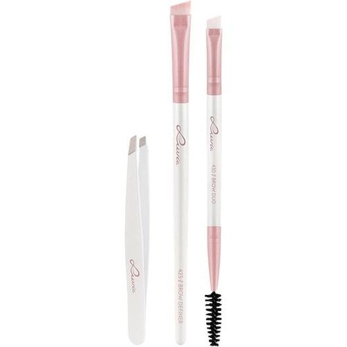 Luvia Cosmetics Pinsel Pinselset Prime Vegan Candy Prime Brow Kit Brow Duo + Brow Definer + Precision Tweezer