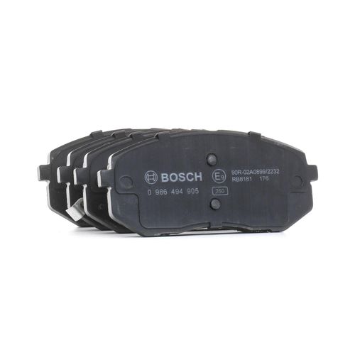 BOSCH Bremsbelagsatz HYUNDAI,KIA 0 986 494 905 58101D7A10,58101J9A65,581013ZA16 58101K4A10,58101B2A80,58101CMA10,58101D7A00,58101E4A10,58101J7A30