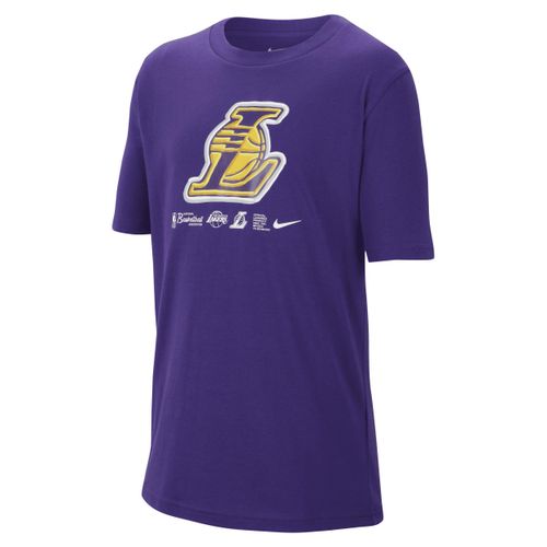 Los Angeles Lakers Nike Dri-FIT NBA kindershirt - Paars