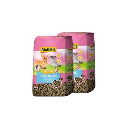 MultiFit Natur-Strohstreu Unterstreu 2x8 kg