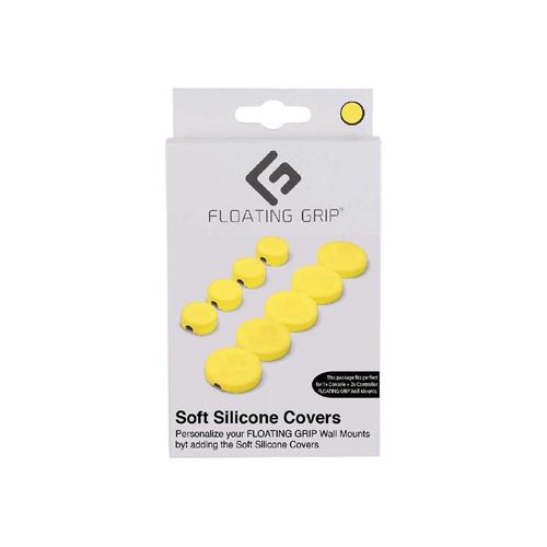 Floating Grip Soft Silicon Covers for wall mounts - Yellow