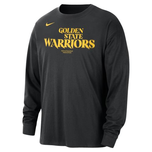 Golden State Warriors Courtside Nike NBA-Longsleeve (Herren) - Schwarz