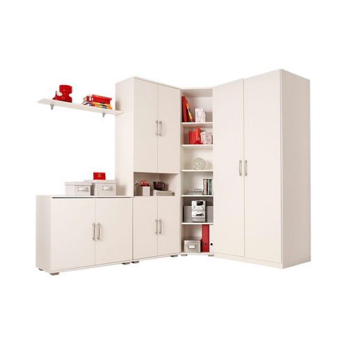 Jugendzimmer-Set PRIESS, weiß, 2-türig, ohne Beleuchtung, Schlafzimmermöbel-Sets