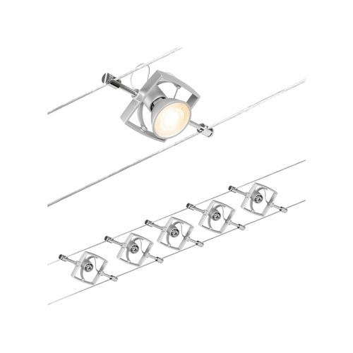 Paulmann Wire Mac II Seilsystem, 5-fl., 5 m chrom