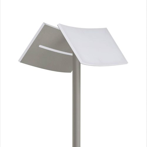 LED-Stehlampe Evolo CCT mit Leselicht, taupe