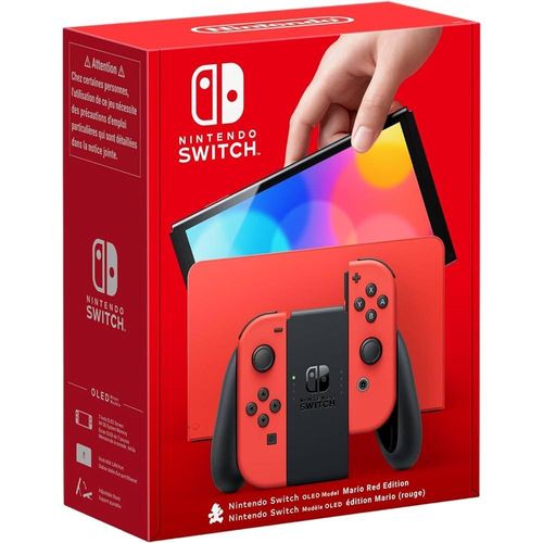 Switch OLED 64GB - Rot - Limited Edition Mario