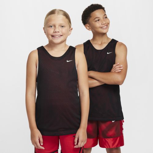 Nike Dri-FIT omkeerbare jersey voor kids - Zwart