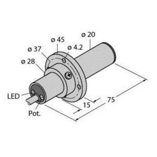 Turck Eintauchsensor FCS-K20-AP8X 6870702 Betriebsspannung (Bereich): 19.2 - 28.8 V/DC 1 St.