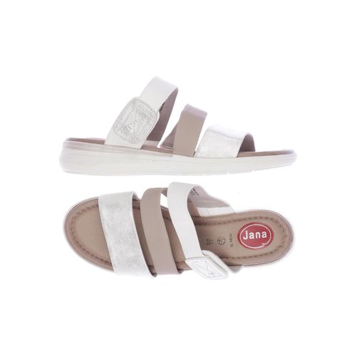 Jana Damen Sandale, beige, Gr. 41