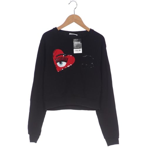 Chiara Ferragni Damen Sweatshirt, schwarz, Gr. 34