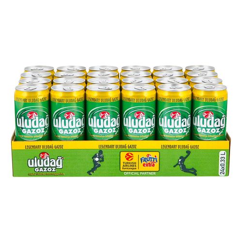 Uludag Gazoz Limonade 0,33 Liter Dose, 24er Pack