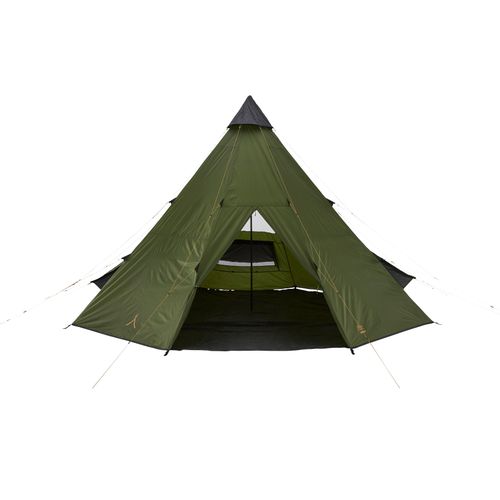 Tipi-Zelt GRAND CANYON "BLACK FALLS 8" Zelte Gr. B/H/L: 500cm x 300cm x 500cm, grün (capulet olive)