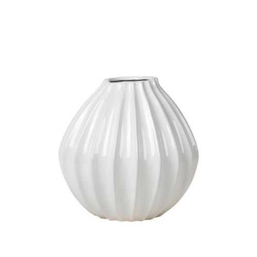 Broste Copenhagen - Wide Vase, Ø 30 x H 30 cm, ivory