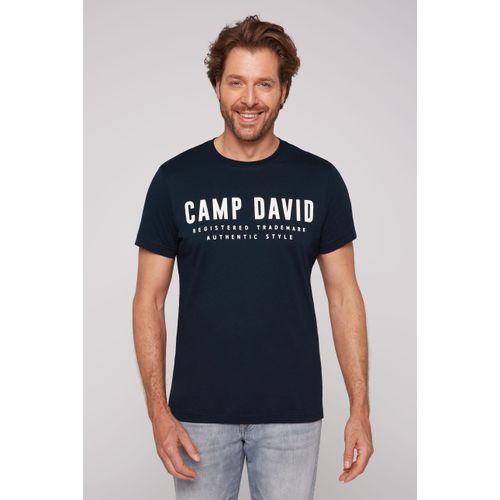 CAMP DAVID T-Shirt, mit Logo Print auf der Vorderseite