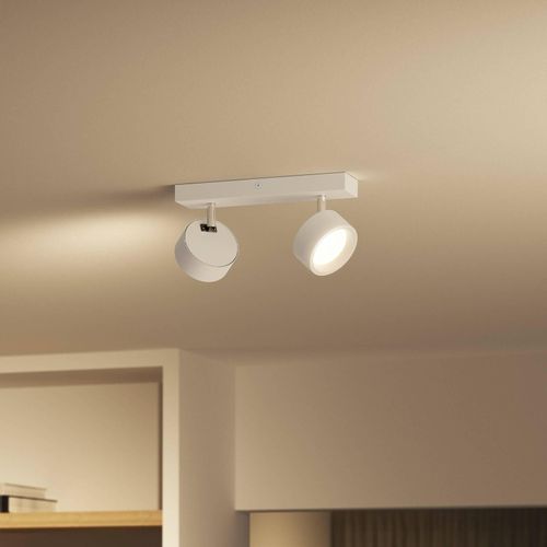 Philips Bracia LED-Deckenspot zweiflammig, weiß