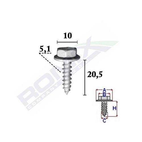 ROMIX Schraube TOYOTA C70366 9015950316