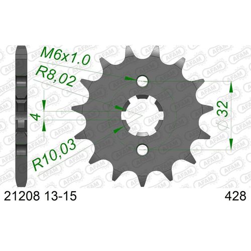 AFAM Kettenritzel 21208-15