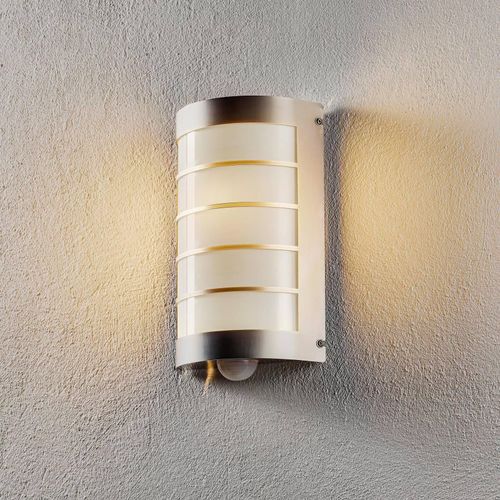 Außenwandlampe Marco1 mit Streben und Sensor