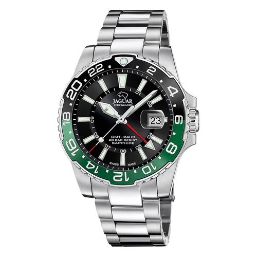 Jaguar - J1011/5 - Armbanduhr - Herren - Quarz - Ceramic GMT