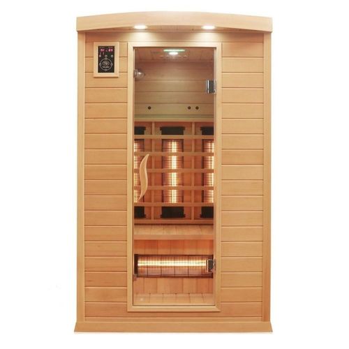 Infrarotkabine Infrarotsauna HYDER 115cm x 105cm x 190cm Vollspektrum