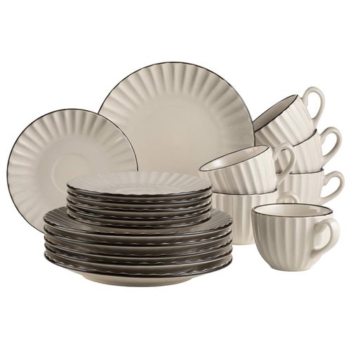 MÄSER Frühstücks-Set »Osita«, 18-teilig, beige