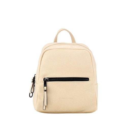 TOM TAILOR Damen Tamara Rucksack, beige, Uni, Gr. ONESIZE