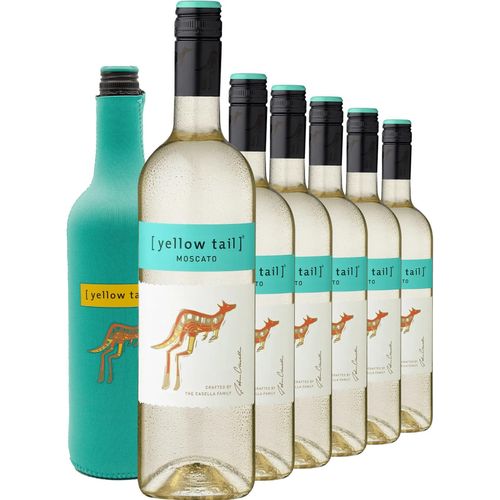 [yellow tail] Moscato im 6er-Vorratspaket inklusive Kühlmanschette