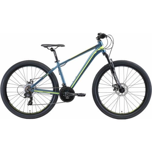 Mountainbike BIKESTAR Fahrräder Gr. 41cm, 27,5 Zoll (69,85cm), blau für Damen und Herren, Kettenschaltung