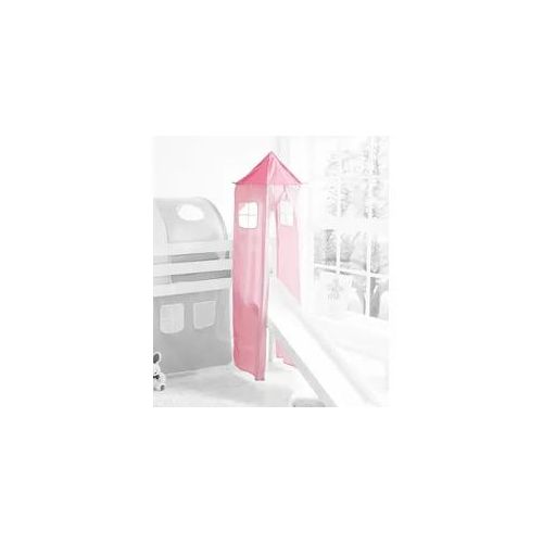 Bettturm TICAA Spieltunnel Gr. B/H/L: 45cm x 190cm x 45cm, pink (pink-rosa)