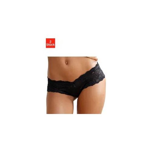 Panty VIVANCE Gr. 48/50, schwarz Damen Unterhosen aus elastischer Spitze, sexy Dessous